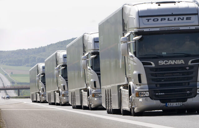 Conseguir camiones seguros y eficientes es el objetivo del Platooning Challenge