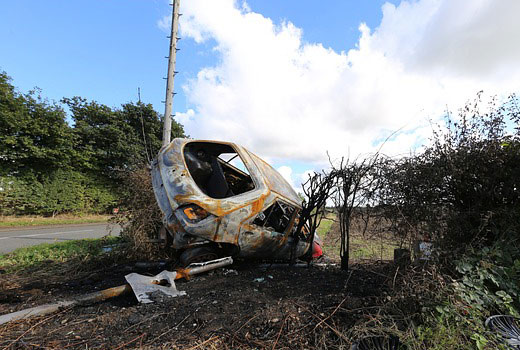 Seguro de Coche cubre accidente e incendio