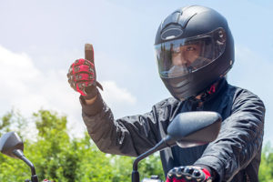 seguro de la equipación del motorista