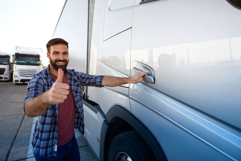 camionero con seguro de retirada de carnet